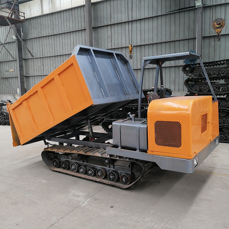 果园山地爬山虎运输车全地形农用履带运输车履带运输自卸拖拉机图2