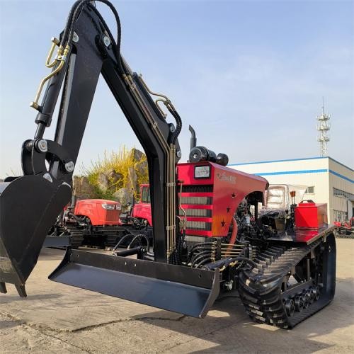 120马力履带拖拉机 水旱两用耕地机 农场耕地机图4