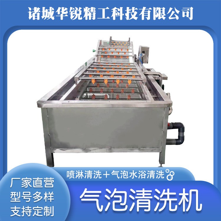 商用果蔬气泡清洗机海蜇清洗加工设备小龙虾高压鼓泡式清洗机果图4