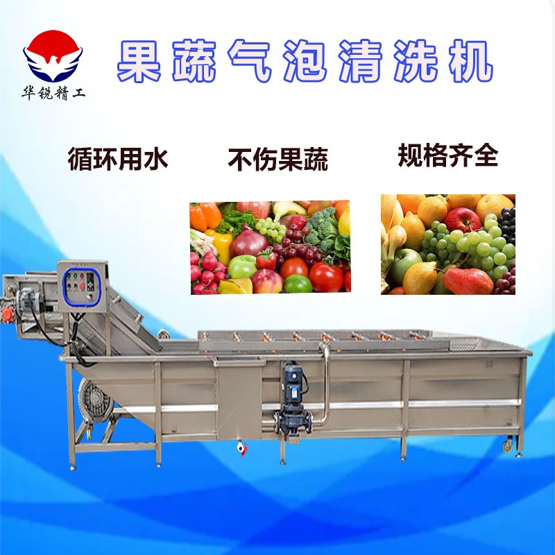 商用果蔬气泡清洗机海蜇清洗加工设备小龙虾高压鼓泡式清洗机果图2