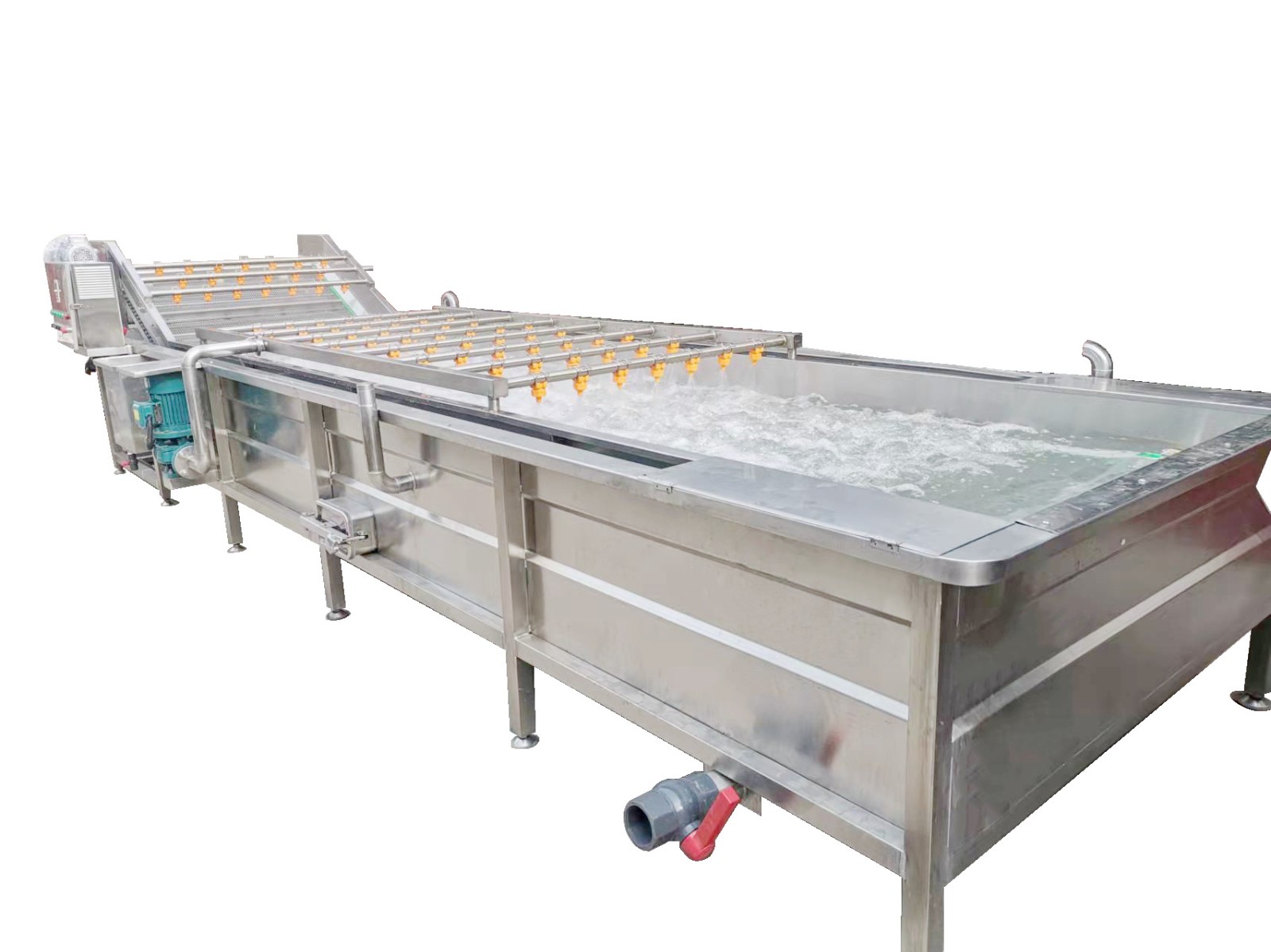 商用果蔬气泡清洗机海蜇清洗加工设备小龙虾高压鼓泡式清洗机果图5