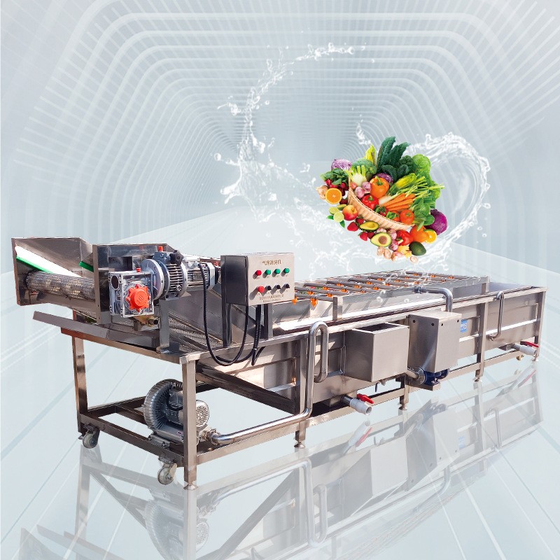 多功能气泡清洗机 商用杨梅蔓越莓清洗机器 全自动喷淋气泡清洗机图3