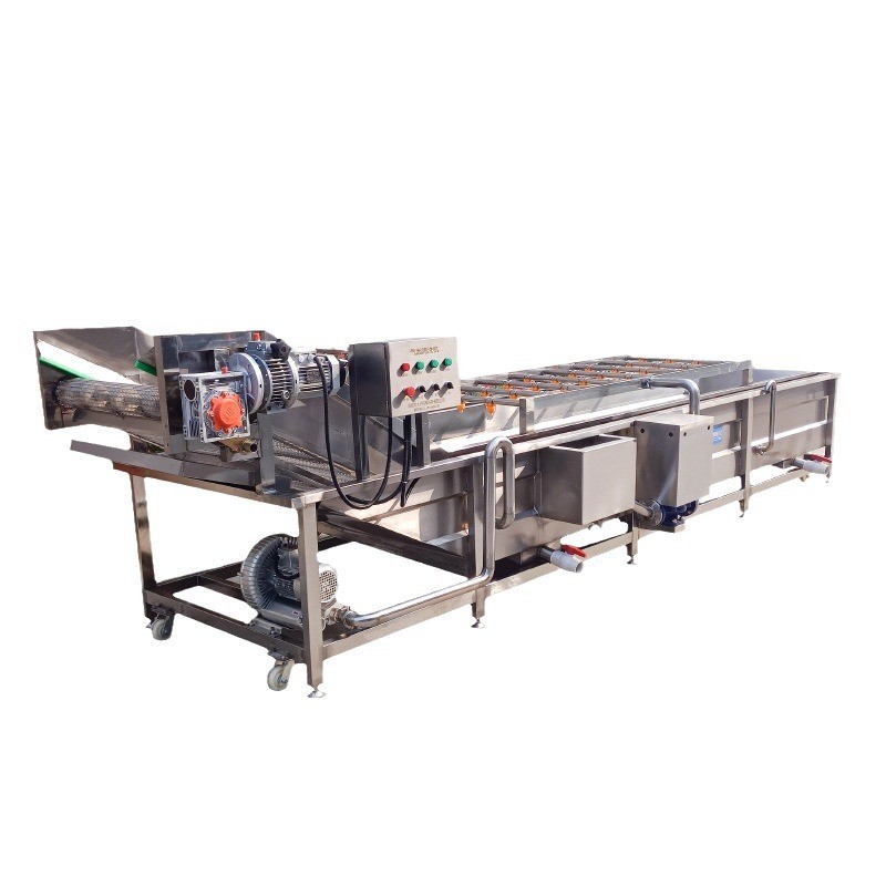 多功能气泡清洗机 商用杨梅蔓越莓清洗机器 全自动喷淋气泡清洗机图5