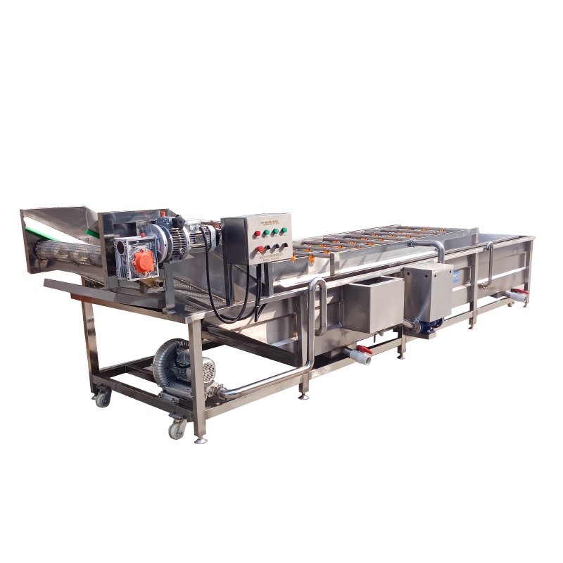 果蔬气泡清洗机预制菜加工清洗设备快餐食堂净菜处理设备厂家供应图5