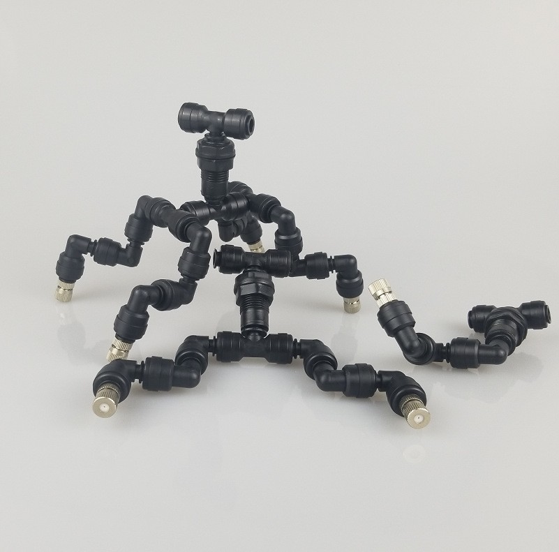 宠物爬虫生态雨林雾化加湿4头万向可调节喷雾喷头 带隔板接头图4