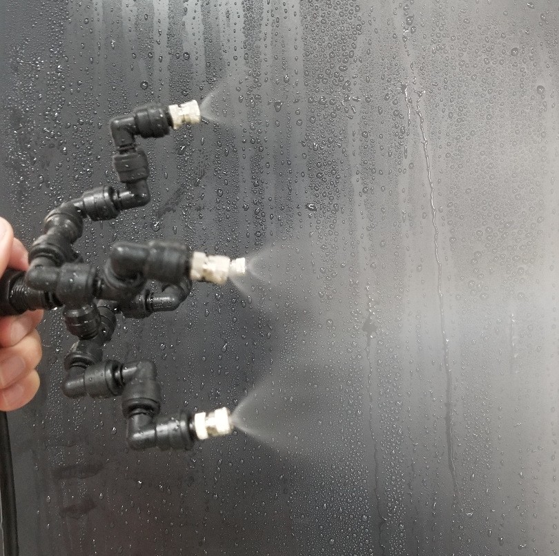 宠物爬虫生态雨林雾化加湿4头万向可调节喷雾喷头 带隔板接头图3