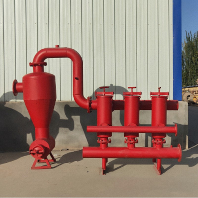 反冲洗离心砂石过滤器 农田灌溉滴灌用立式过滤器 离心过滤器图4