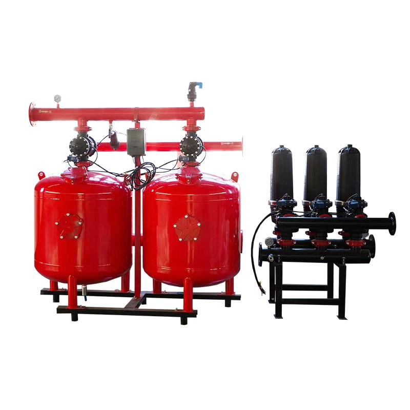 砂石过滤器 农用节水灌溉石英砂过滤设备 管式滴灌喷灌图4