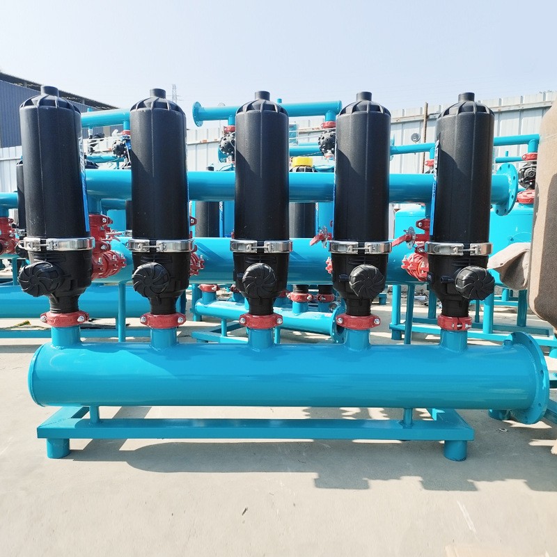工厂直供农业钢制过滤器 农用滴灌喷灌全自动反冲洗砂石过滤器图4