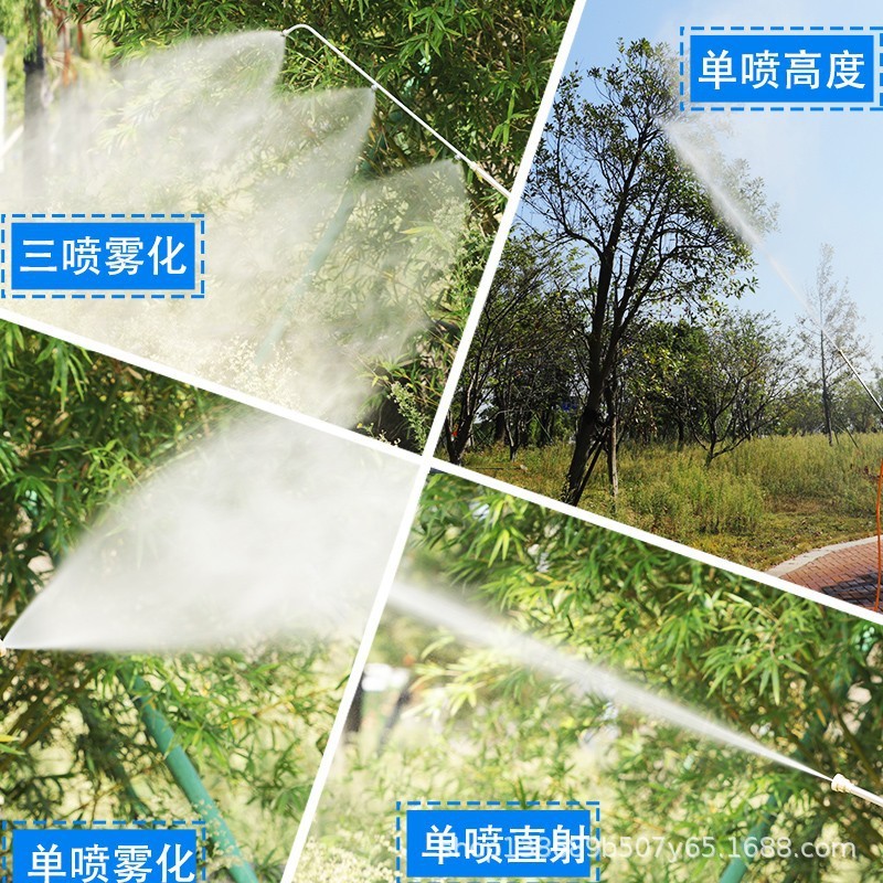 汽油打药机农用高压免黄油新式果树园农药施肥三缸泵四冲程喷雾器图3