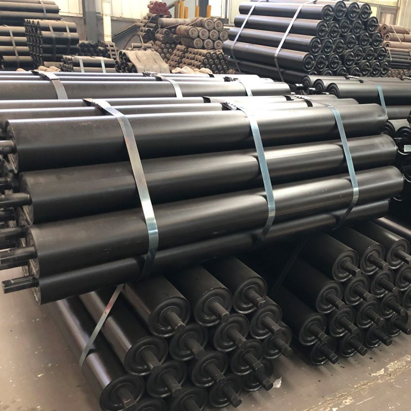 现货供应 托辊轴承座缓冲托辊铁托辊高分子托辊 煤矿输送机用托辊图1