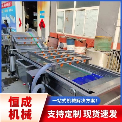 气泡玉米清洗 喷淋式洗菜机大姜果蔬清洗设备土豆萝卜去泥清洗机