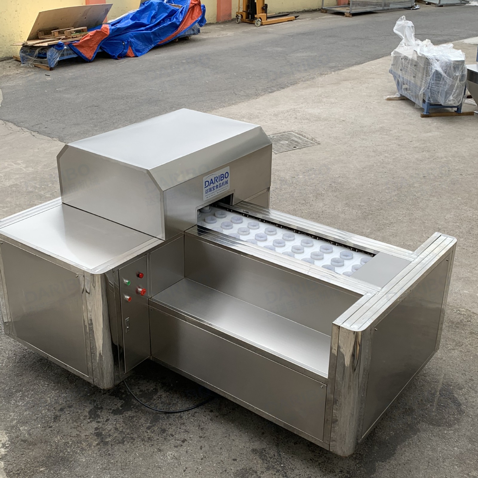 *多功能圆果去籽对半切机 黄桃罐头车间用去核分切机大型桃子分瓣图4