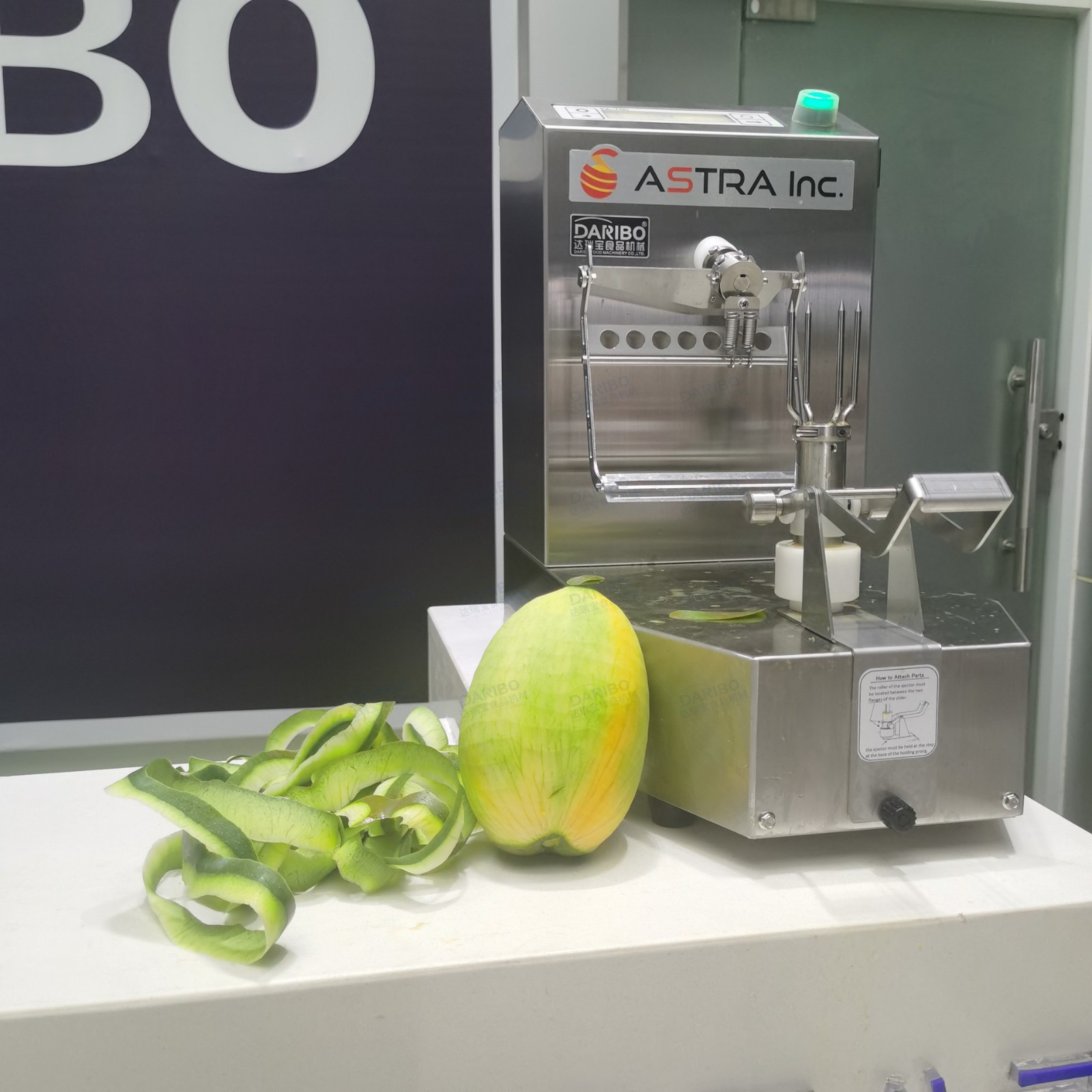 *商超用菠萝芒果削皮机 全自动果切店用哈密瓜西瓜去皮刨皮机图4