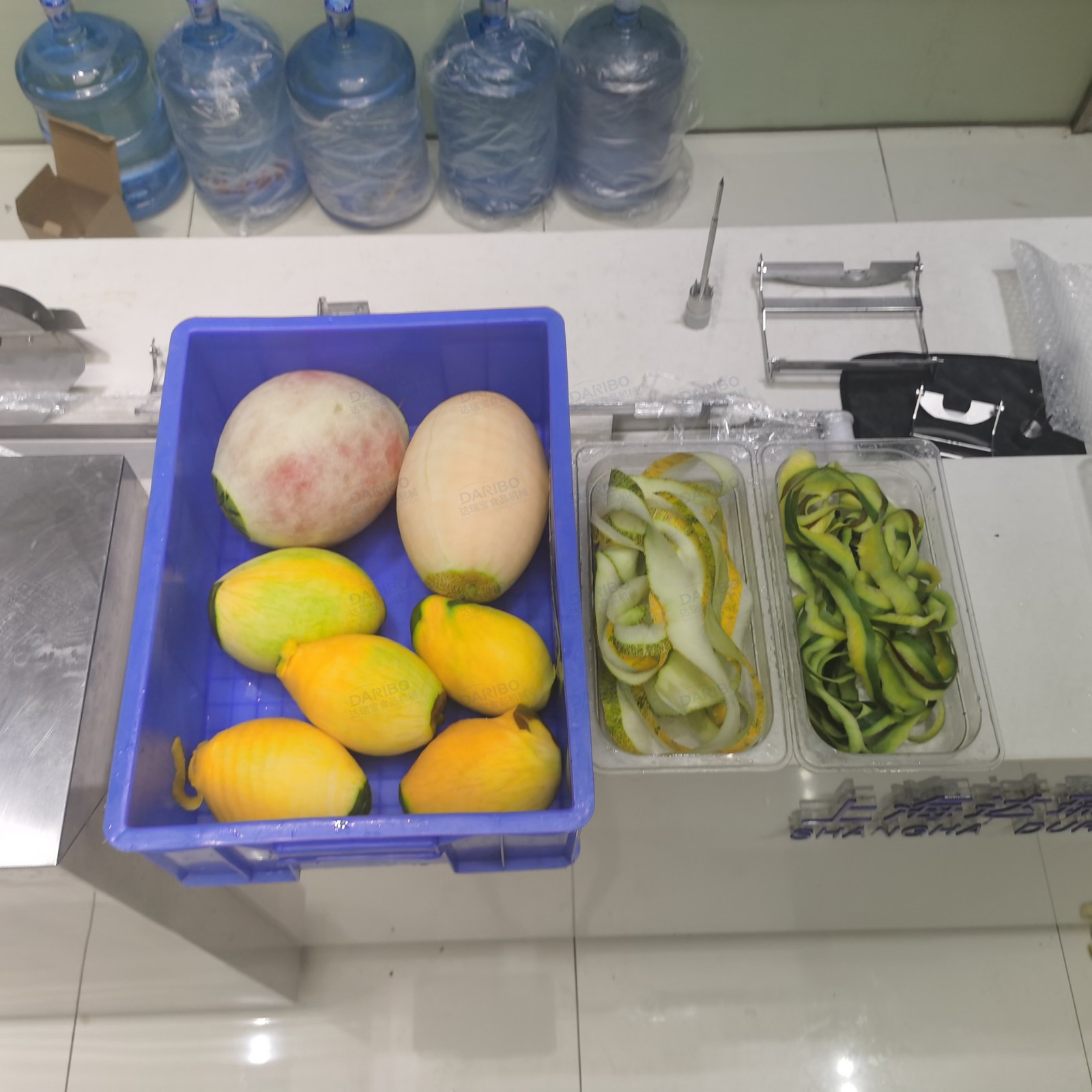 *商用菠萝芒果削皮机 商超果切用青芒去皮机 大瓜果除皮刨皮机图3