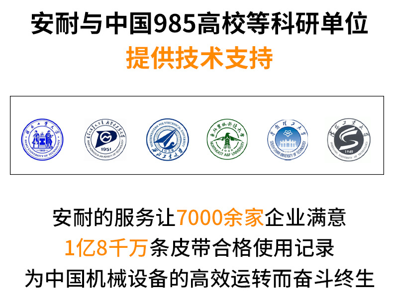 安耐工业传送带厂家花生脱壳机皮带果壳脱皮拌粒机防滑PVC输送带