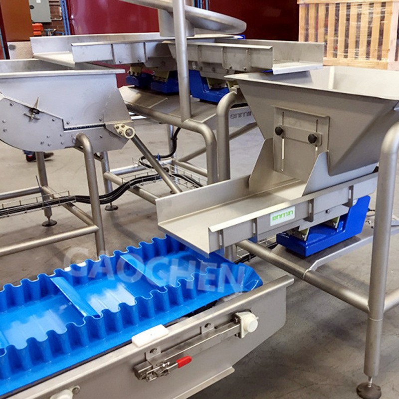 厂家供应食品级易洁带PU耐油直弯挡板传送带肉类海鲜输送带图2