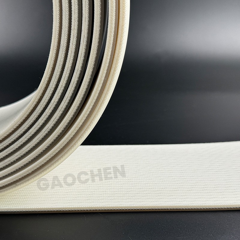 厂家供应5.2毫米厚透明PU耐切割输送带全自动皮革裁断机传送带图3