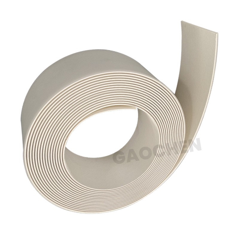 厂家供应5.2毫米厚透明PU耐切割输送带全自动皮革裁断机传送带图5