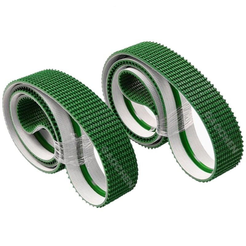 厂家供应 高摩擦防跑偏封箱机开箱机皮带 防滑草纹输送带图3