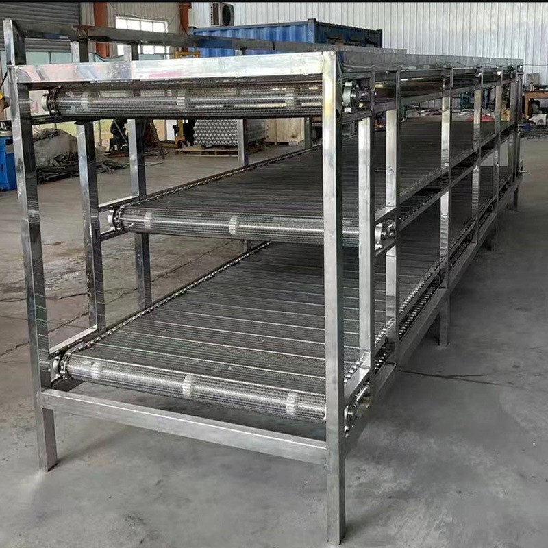 厂家供应304不锈钢金属食品流水工业耐高温输送机网带输送机链板图2