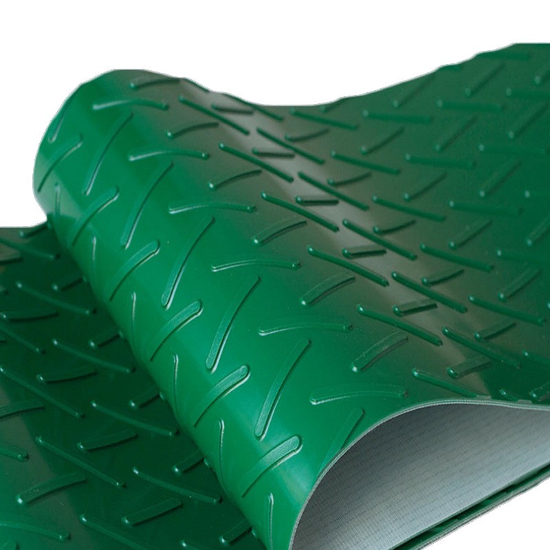 PVC人字纹八字纹输送带防滑带耐磨耐酸传送带图2