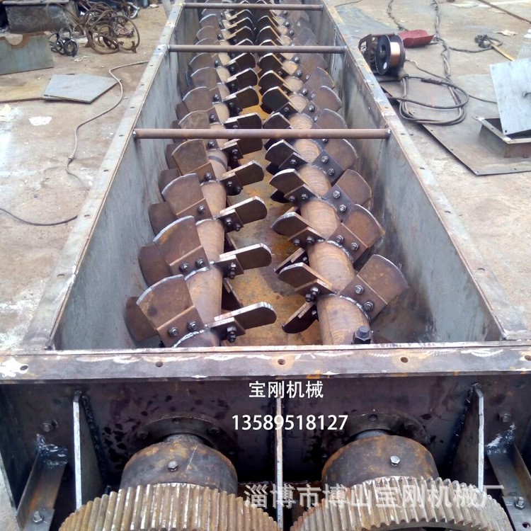 厂家销售ZJ双轴搅拌机电动立式自落搅拌机混料机图3