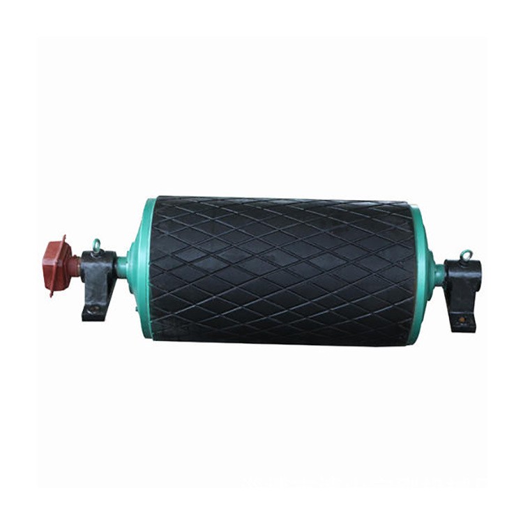 电动铸胶滚筒改向滚筒拉紧滚筒带式输送机配件压带轮挡轮定制加工图5