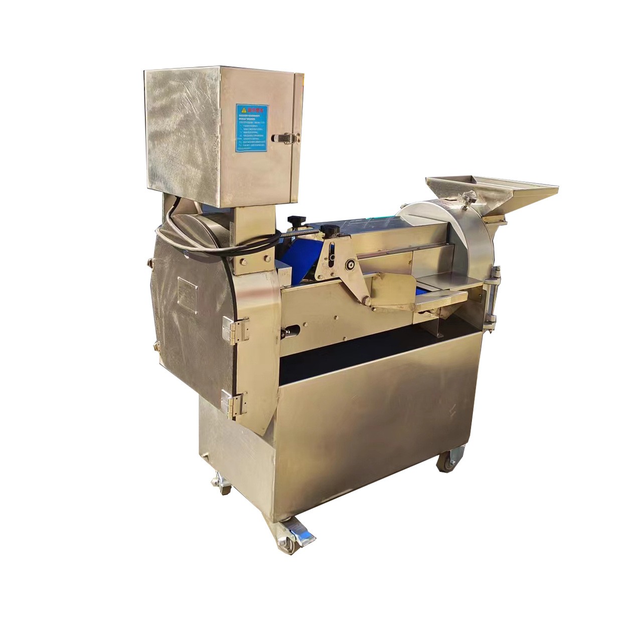 多功能全自动切菜机商用食堂餐厅厨房蔬菜切丝切丁切块切片机器图5