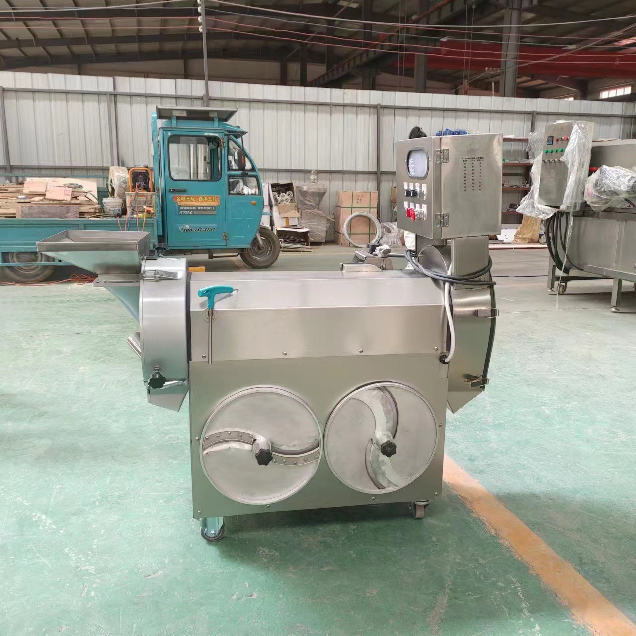 多功能全自动切菜机商用食堂餐厅厨房蔬菜切丝切丁切块切片机器图3