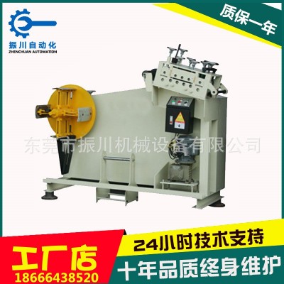 加工定制GO-整平料架一体机 钢带整平放料二合一放料送料机厂家