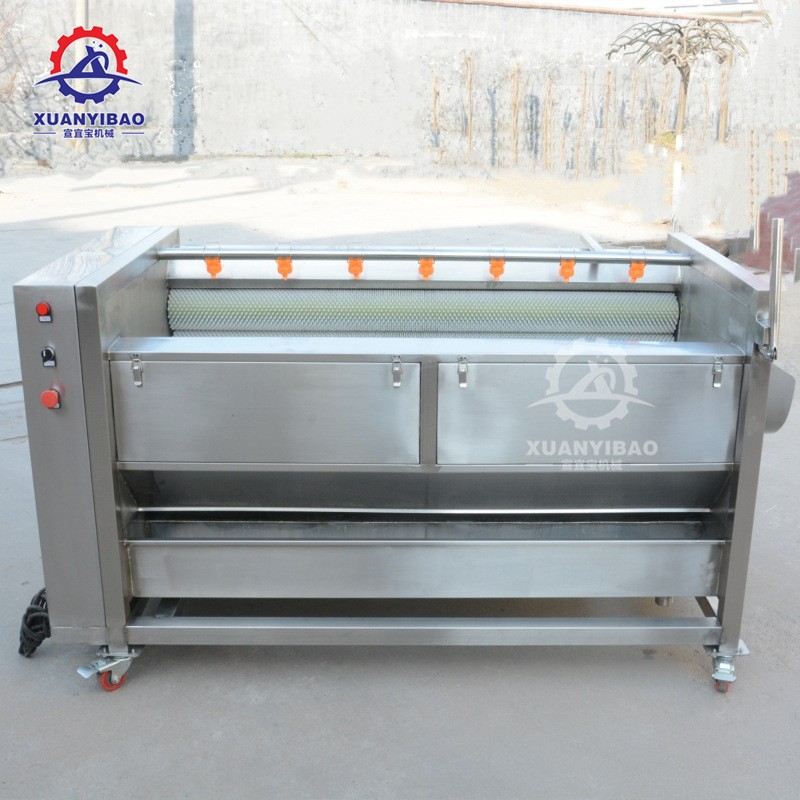 小型猪头清洗机 专业洗猪蹄羊蹄羊头牛头毛刷清洗机 猪肘子清洗机图5