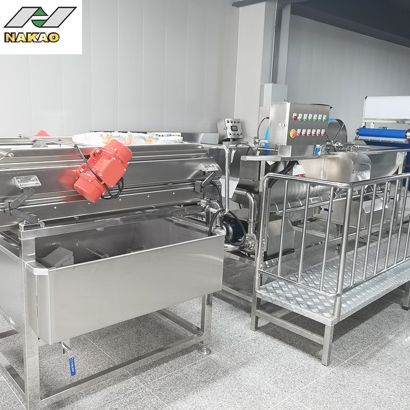 山东涡流清洗流水线蔬菜清洗生产线涡流式洗菜机臭氧清洗流水线图3