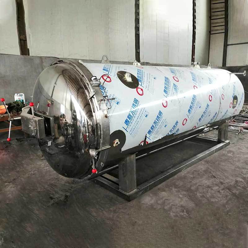 单层杀菌锅高温灭菌锅水浴式小型玉米杀菌性价比高运行平稳图2