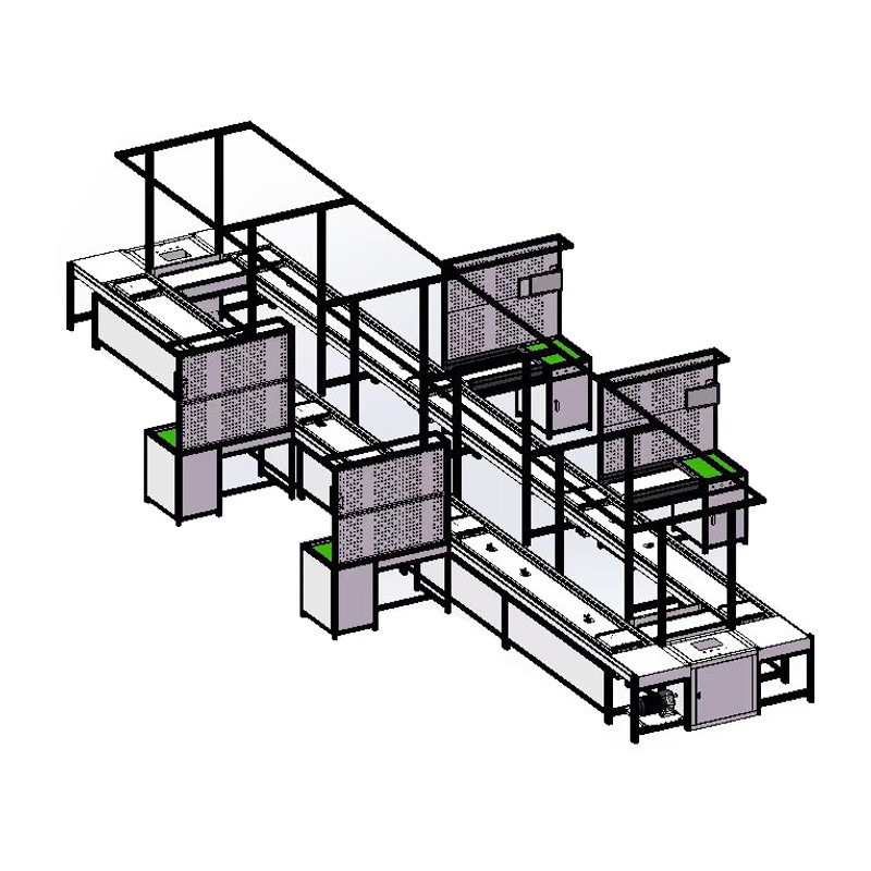 定做倍速链流水线 电子车间工装板间用组装倍速链输送机图5