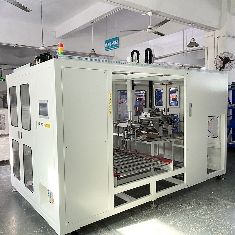 全自动自动开箱装箱封箱机无人化全自动码垛包装线装箱机设备批发图4