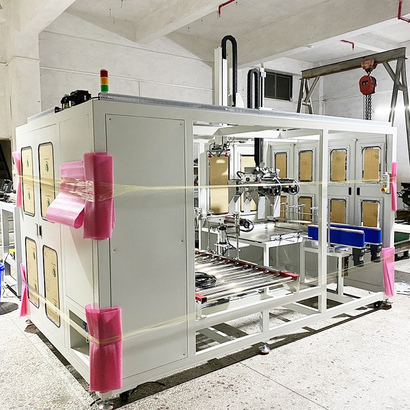 全自动自动开箱装箱封箱机无人化全自动码垛包装线装箱机设备批发图5