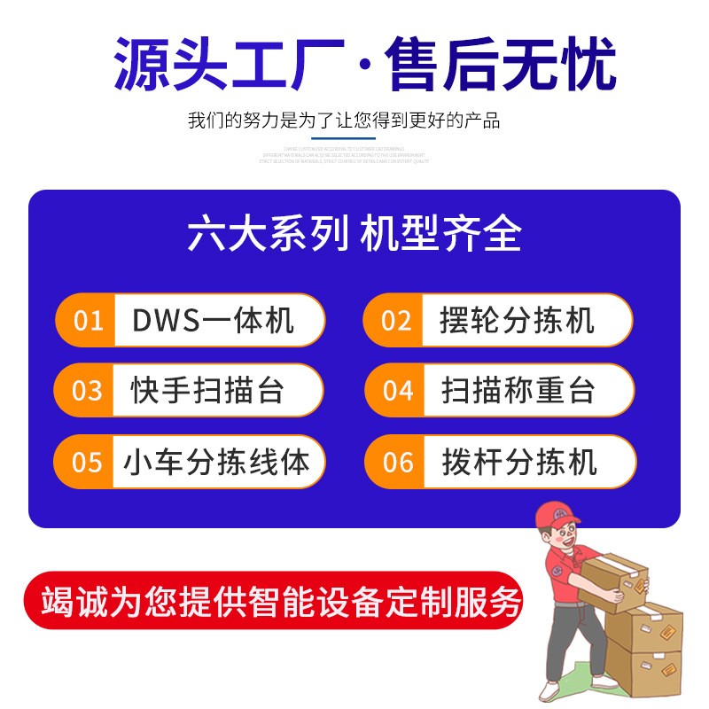 摆轮分拣机快递扫描分拣流水线电商打包发货扫描分拣机设备定制型图4