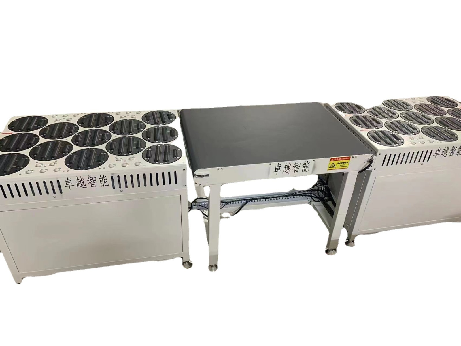 摆轮分拣机快递扫描分拣流水线电商打包发货扫描分拣机设备定制型图5