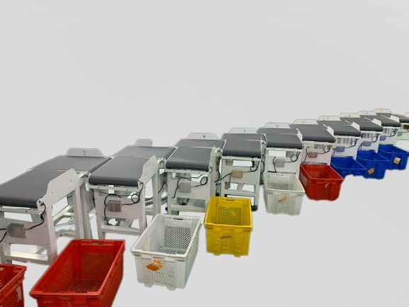 小车分拣机电商仓储快递物流分拣机快递包裹分拣线Z字型分拣线体图2