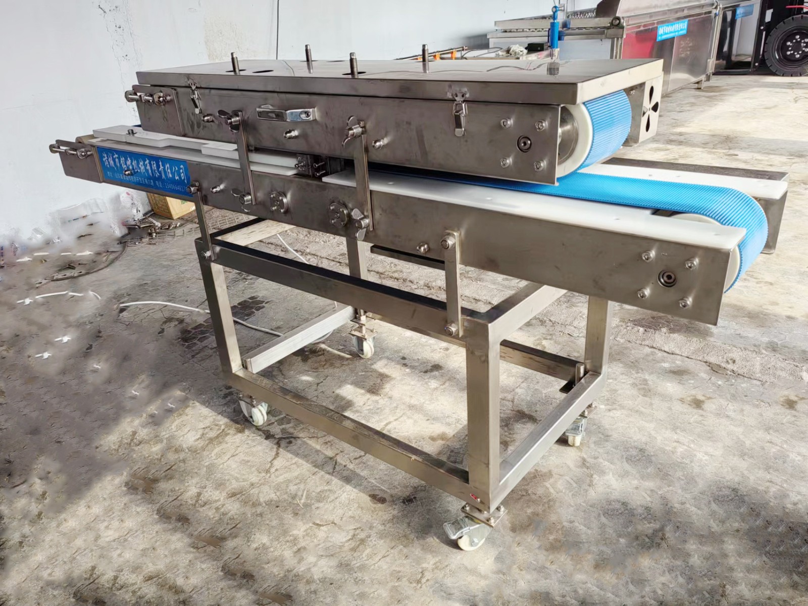 鸡排里脊肉切片设备全自动盐酥鸡切片设备不锈钢肉夹馍开片机图3