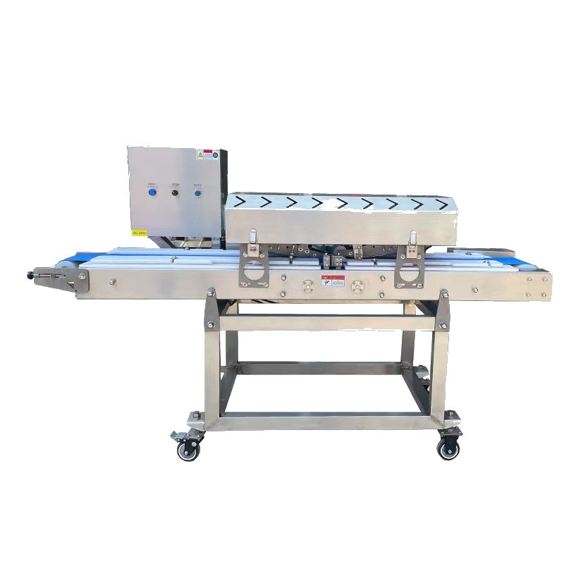 鸡排里脊肉切片设备全自动盐酥鸡切片设备不锈钢肉夹馍开片机图5