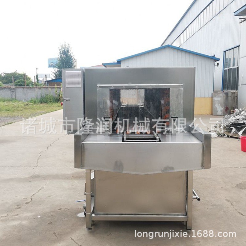 隆润机械全自动周转筐清洗机大型商用物流筐子托盘高压喷淋去油污图1