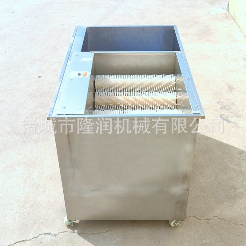 隆润机械小龙虾清洗机 龙虾脏污洁净机器 无理式洗虾机速度快图2