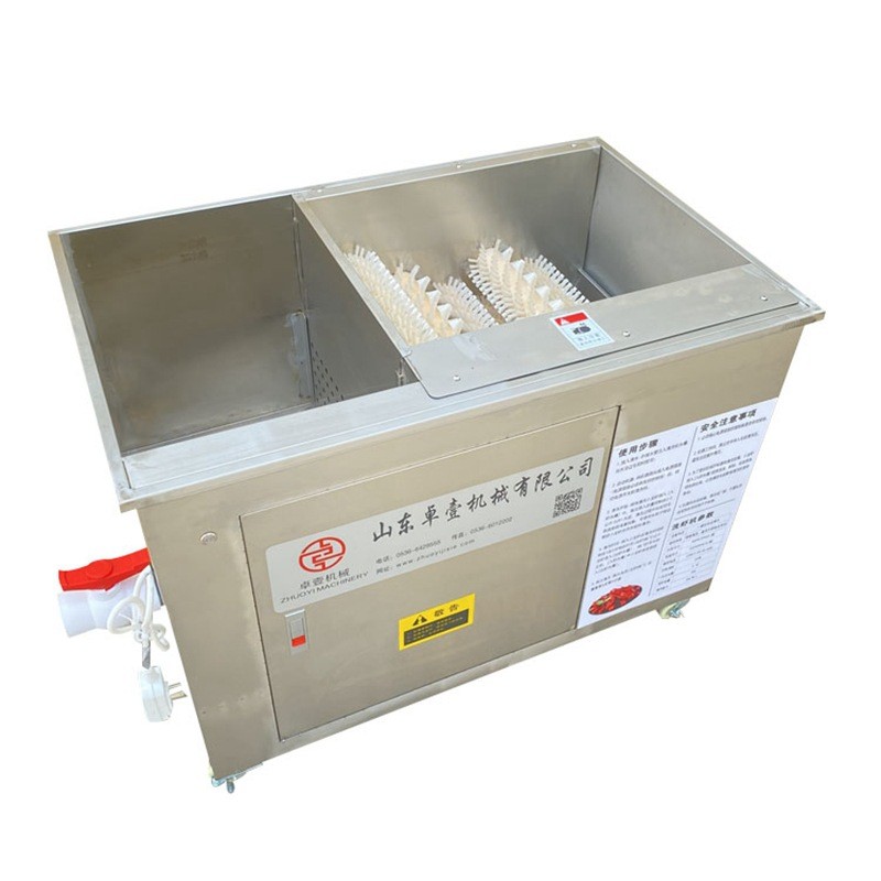 隆润机械小龙虾清洗机 龙虾脏污洁净机器 无理式洗虾机速度快图5