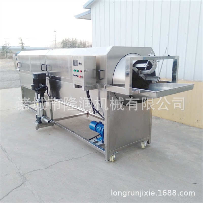 全自动中药材清洗机 白术甘草黄精滚筒式清洗机 人参黄芪清洗机图2