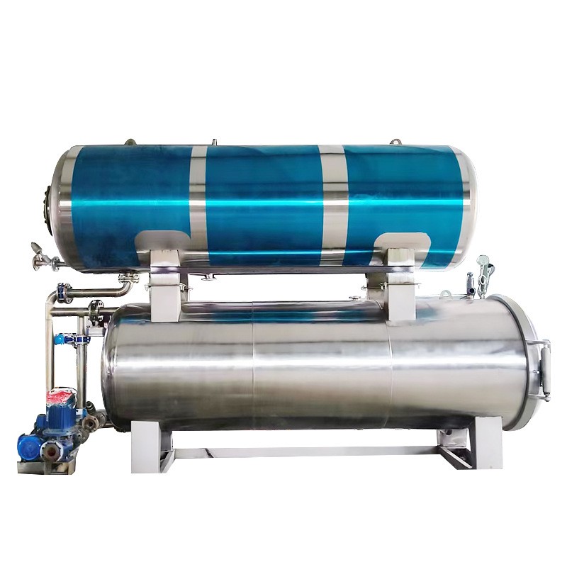 全自动高温杀菌锅 宠物食品高温灭菌设备 罐头玉米粽子高压杀菌锅图5