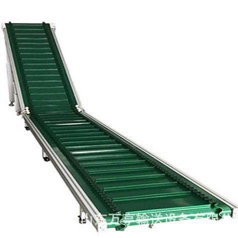 万亨爬坡皮带输送机 耐磨 输送平稳 车间流水线爬坡机 货物分拣传图2