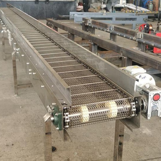 批发不锈钢网带输送机果蔬烘干冷输送流水线 网链输送机带传送链图2