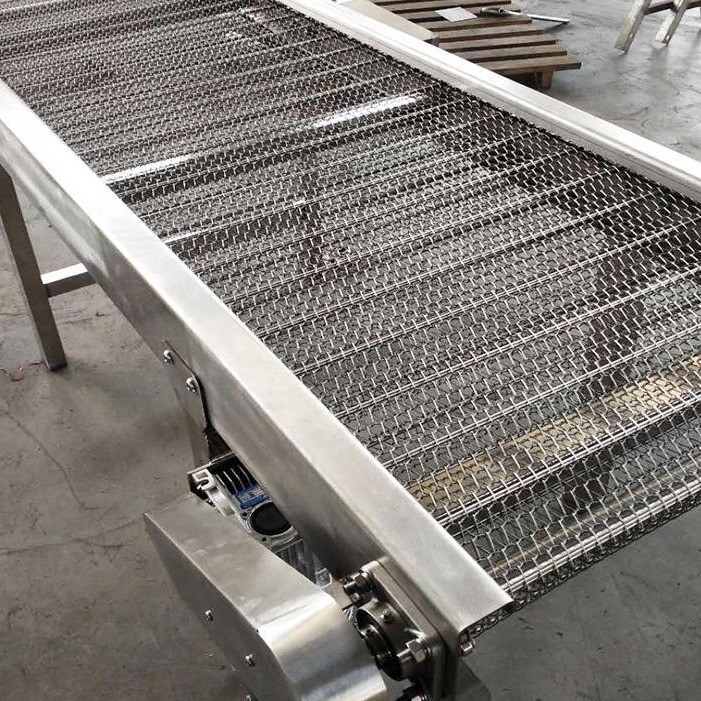 批发不锈钢网带输送机果蔬烘干冷输送流水线 网链输送机带传送链图4